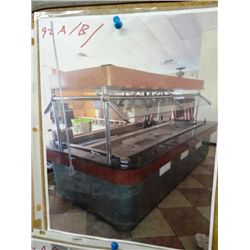 (2) Hot Buffet Tables 12'6" L x 3'6" W w/Sneeze Guard - Located 34th St. N. St. Pete (Must Be Remove