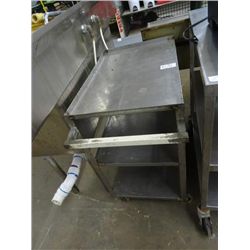 S/S 3-Shelf Cart