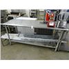 Image 1 : 6' S/S Bullnose Table w/#10 Can Opener