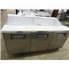 Image 1 : True 6' 3-Door Ref. Sandwich Prep Unit - Tested at 35 deg.