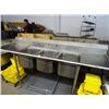 Image 1 : S/S 3-Comp Sink w/Side Board