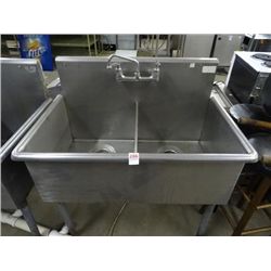 S/S 2-Comp Pot Sink