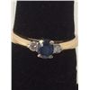 Image 1 : 14kt Gold Sapphire Ring
