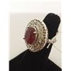 Image 2 : 14kt White Gold Ruby and Diamond Ring