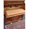 Image 2 : Phenomenal Victorian Walnut w/Burl Cylinder Roll Secretary Desk