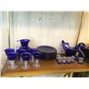Image 1 : Cobalt Blue Glassware