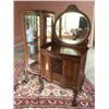Image 1 : Oak Curio Side Board Combination