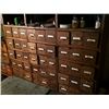Image 2 : Antique Oak Post Office File Cabinet