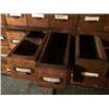 Image 3 : Antique Oak Post Office File Cabinet
