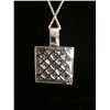 Image 3 : 18Kt White Gold Ruby and Diamond Necklace