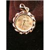 Image 3 : Gold Eagle Coin Pendant