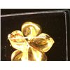 Image 2 : 18kt Gold Tiffany and Co. Flower Pin