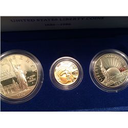 1886 - 1986 US Liberty Coin Set