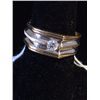 Image 1 : Estate 14kt Gold Man's Diamond Ring