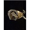 Image 1 : Estate 18kt Gold Man's Horseshoe Ring