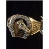 Image 2 : Estate 18kt Gold Man's Horseshoe Ring