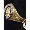 Image 3 : Estate 18kt Gold Man's Horseshoe Ring