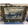 Image 4 : Antique Oil Painting with Gold Gilt Frame