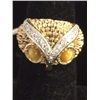Image 2 : Estate 14kt Gold Owl Shaped Ring
