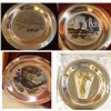 Image 1 : 4 Sterling Silver Franklin Mint Plates