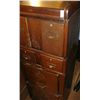 Image 2 : 5 Section Antique Oak Stackable File Unit by Weis