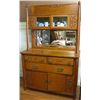 Image 1 : Gorgeous Estate Oak Curio Side Board