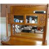 Image 3 : Gorgeous Estate Oak Curio Side Board