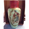 Image 1 : Large Victorian Hand Painted Vase