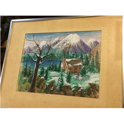 Mountain Cabin by Sante Graziani