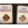 Image 3 : State Quarters, 4 Graded President $1
