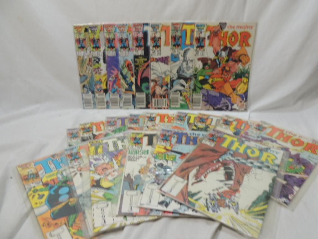 THE MIGHTY THOR #352-374 LOT OF 23