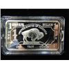 Image 2 : GERMAN SILVER 1 TROY OUNCE BISON BAR