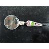 Image 2 : MURANO STYLE 6"L GLASS HANDLE MAGNIFYING GLASS