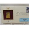 Image 2 : LOT 3 FIRST DAY OF ISSUE GOLD COLLECTORS STAMP