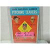 Image 1 : 1963 TOPPS 1962 NATIONAL LEAGUE PITCHING LEADERS
