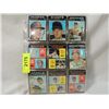 Image 1 : LOT 4 BINDER PAGE TOPPS BASEBALL CARDS