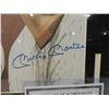 Image 2 : MICKEY MANTLE 18X22 FRAMED AUTOGRAPH PIC COA