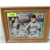 Image 1 : UPPER DECK  11X14 FRAMED NUMBERED PRINT