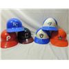 Image 1 : LOT 6 VINTAGE 1969 BASEBALL TEAM HELMETS