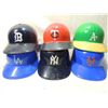 Image 1 : LOT 6 VINTAGE 1969 BASEBALL TEAM HELMETS