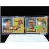 Image 1 : LOT 2 1957 TOPPS FOOTBALL PLAYER CARDS