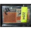 Image 2 : 1965 TOPPS JOE NAMATH #122 FOOTBALL CARD