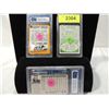 Image 2 : LOT 3 JOHNNY UNITAS FOOTBALL CARDS GRADED