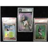 Image 1 : LOT 3 CADE MCNOWN GRADED ROOKIE FOOTBALL CARDS