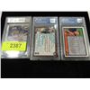 Image 2 : LOT 3 CADE MCNOWN GRADED ROOKIE FOOTBALL CARDS