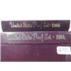 Image 2 : LOT 2 1984 & 1986 UNITED STATES PROOF COIN SET