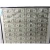 Image 1 : RARE 1985 UNCUT SHEET $1 DOLLAR BILLS