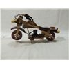 Image 1 : 7.5" ALL WOOD HAND CRAFTED HARLEY LIKE MOTORCYCLE