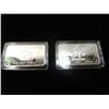 Image 1 : GERMAN SILVER 1 TROY OUCE BISON BAR