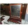 Image 1 : ANTIQUE SHAVING MAKEUP FREE STANDING MIRROR